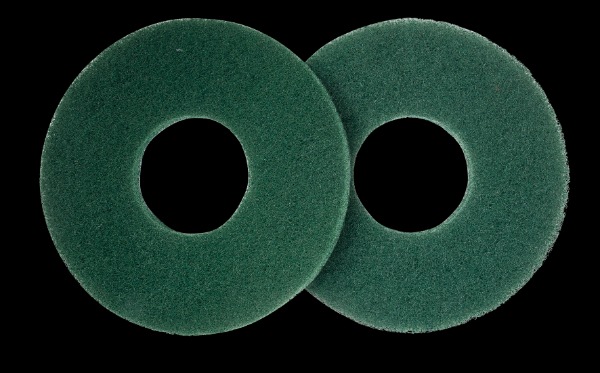 Numatic 10 X 225MM GREEN FLOOR PADS PKT10 For 244NX