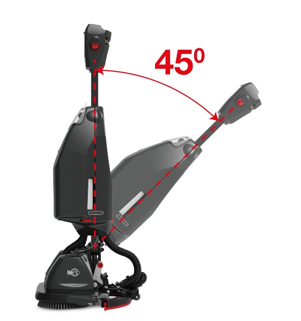 Numatic Nuclean Compact 440NX Scrubber Drier With Double Battery
